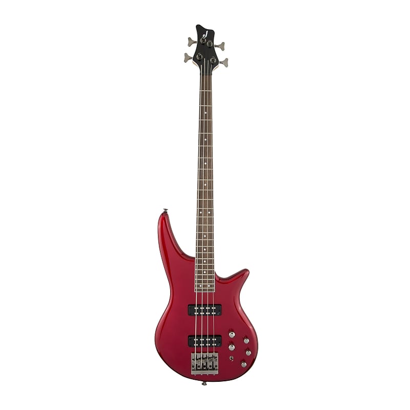Jackson JS Series Spectra Bass JS3 4-String Electric Bass Guitar with Laurel Fingerboard (Right-handed, Metallic Red) image 1