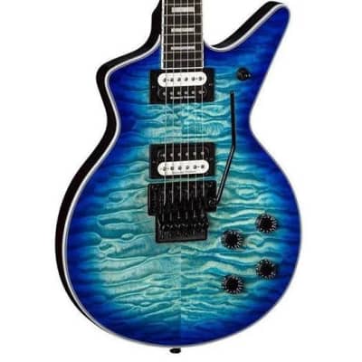 Dean Cadi Select Quilt Top Floyd Ocean Burst Electric Guitar (ASH23) for sale