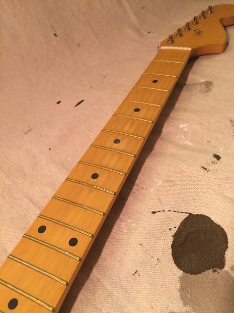 Custom Maple Warmoth Jaguar Neck