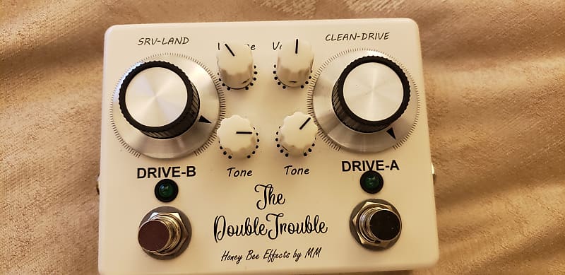 Honey Bee Effects Amps The Double Trouble Overdrive Distortion Guitar  Pedal! Early Duellist Look!