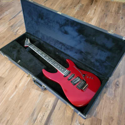 Kramer American Stagemaster Custom Electric Guitar 1980s Candy Red W/OHSC image 7
