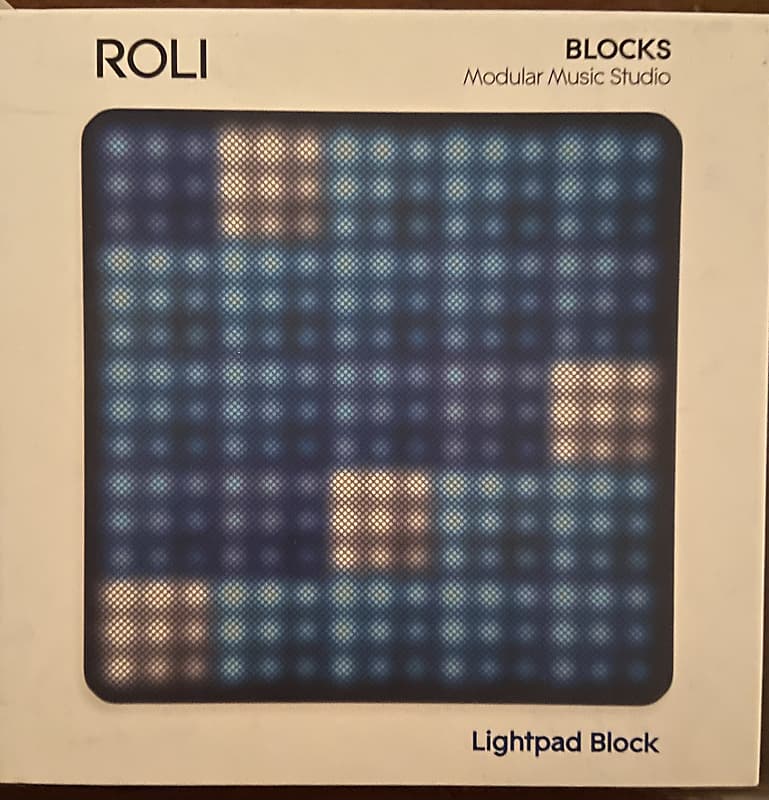 ROLI Lightpad Block Bluetooth MIDI Control Surface 2010s - Black image 1