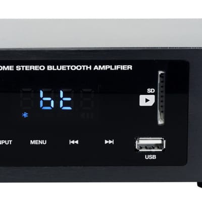 Rockville BLUAMP 150 Stereo Bluetooth Amplifier Receiver+2) Black Patio Speakers image 11