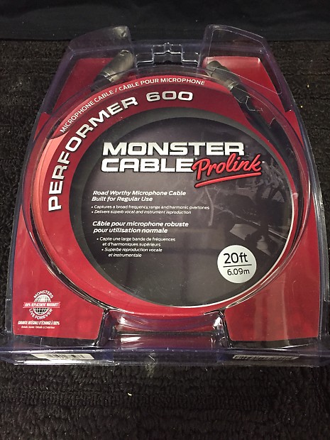 Monster P600M20 Performer 600 XLR Microphone Cable - 20' image 1
