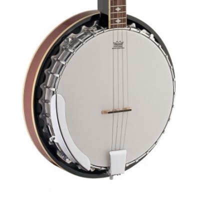 Stagg 4-string Bluegrass Banjo Deluxe w/ metal pot image 2