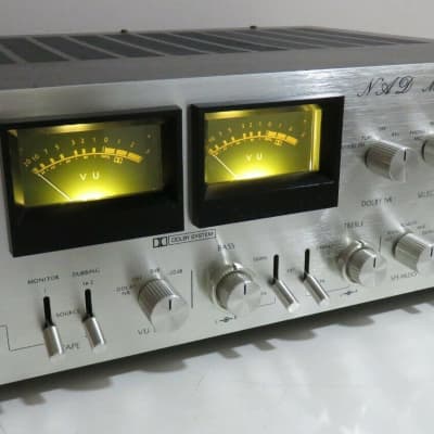 NAD 200 INTEGRATED AMPLIFIER WORKS PERFECT SERVICED FULLY RECAPPED + LED's image 1