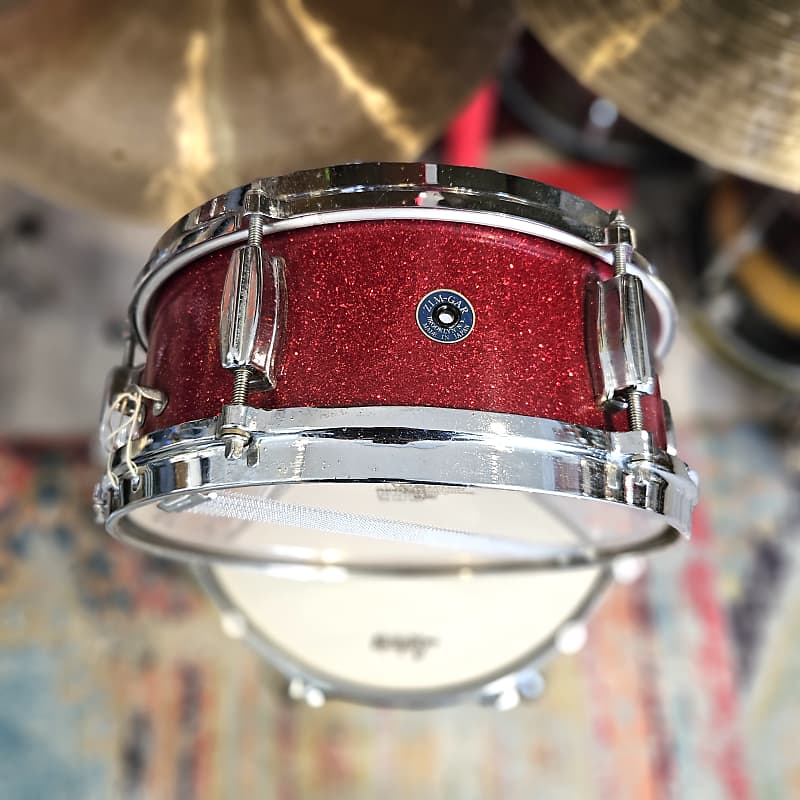 Zim Gar 12x5" Red Sparkle Snare Drum - Japan 1960s image 1
