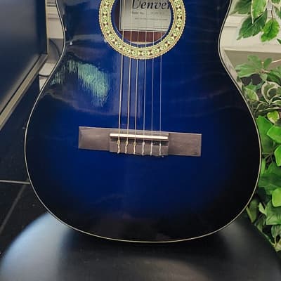 Denver DC34N-BLU 3/4 Size Classical Guitar 2020-Present - Blue for sale