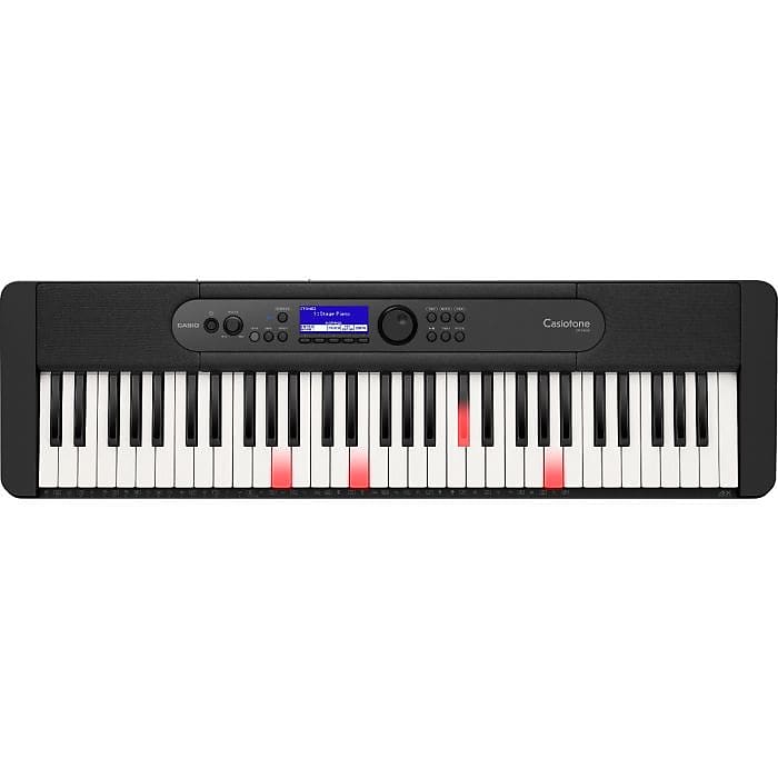 Casio LK-S450 61 Key Lighted Touch Responsive Portable Keyboard 2021 Black image 1