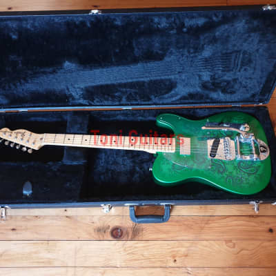 Fender Custom Shop Masterbuilt Dennis Galuszka Green Paisley Tele image 15