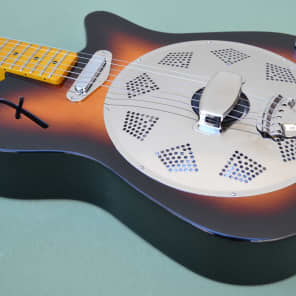 Fender Reso-Tele Acoustic/Electric Resonator  in 3 tone Sunburst image 2