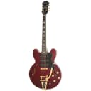 Epiphone Limited Ed Riviera Custom P-93 Hollowbody Electric Guitar Wine Red