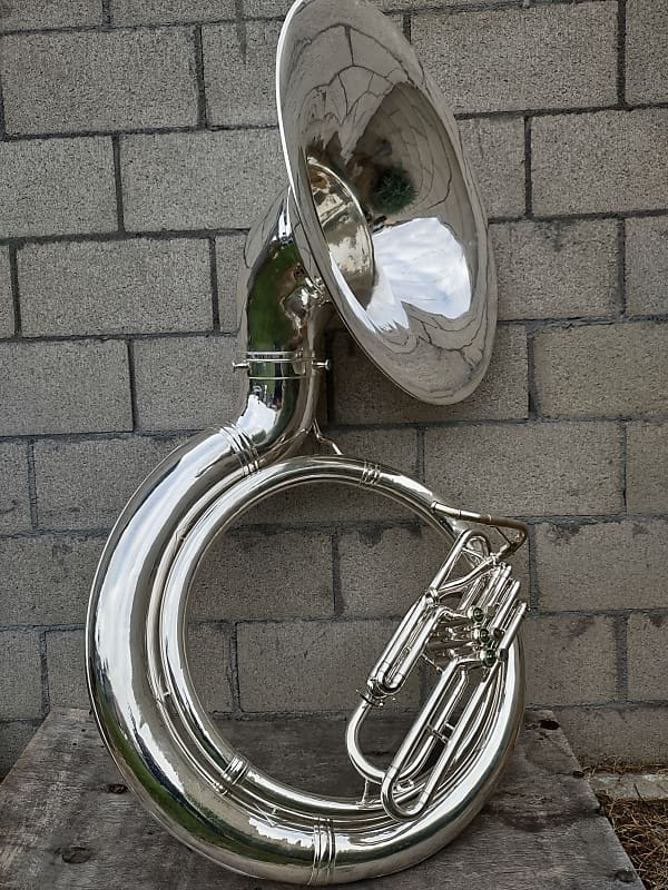 KING SOUSAPHONE MODEL 2350 SILVER USED Reverb
