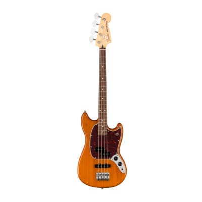 Fender Player Mustang Bass PJ, Pau Ferro, Aged Natural image 1