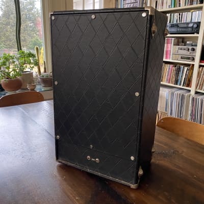 polytone minibrute PA cabinet speaker 1970s - black tolex- works great image 5