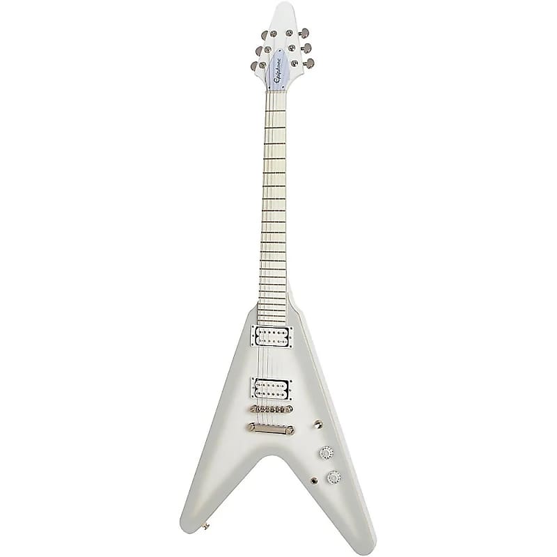 Epiphone Brendon Small Signature Snow Falcon Flying V | Reverb Epiphone Brendon Small Signature Snow Falcon Flying V | Reverb