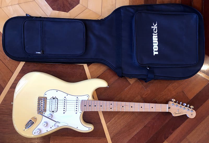 Fender Player Stratocaster HSS Electric Guitar Buttercream Reverb