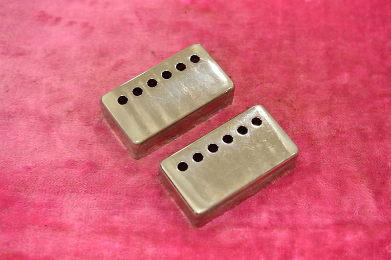 Vintage 1970's Gibson Nickel PAF pickup covers Les Paul Reverb