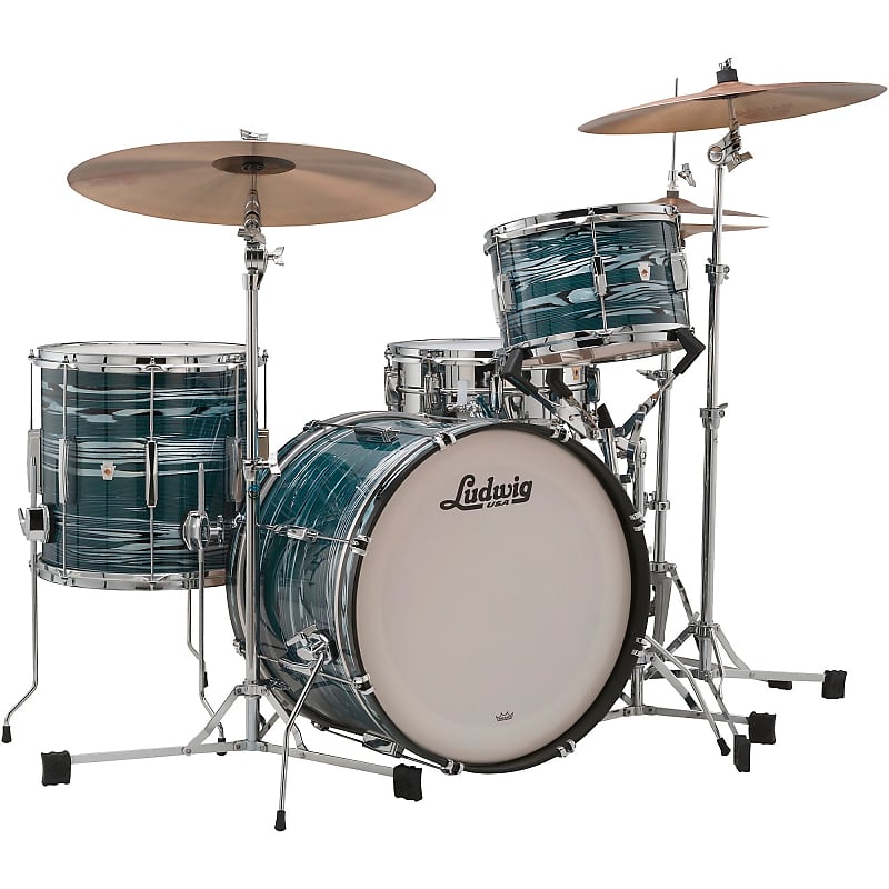 Ludwig L6103LX Club Date USA Downbeat Outfit 12 / 14 / 20" 3pc Shell Pack image 3