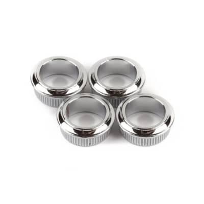Fender Bass Tuning Machine Bushings- Standard/Deluxe Series (Mexico) Chrome image 2