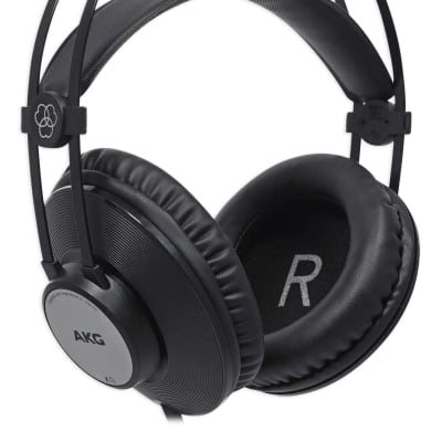  AKG Closed-Back Headphones, Black, 1 Count (K92) : Musical  Instruments