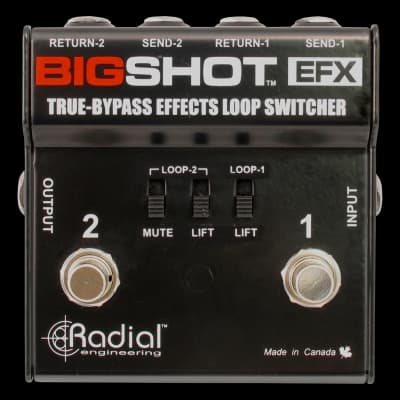 Radial BigShot EFX True-Bypass Effects Loop
