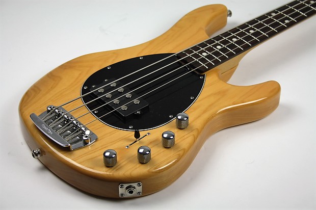 Used Ernie Ball Music man Sterling Bass Natural W/OHSC Free Shipping