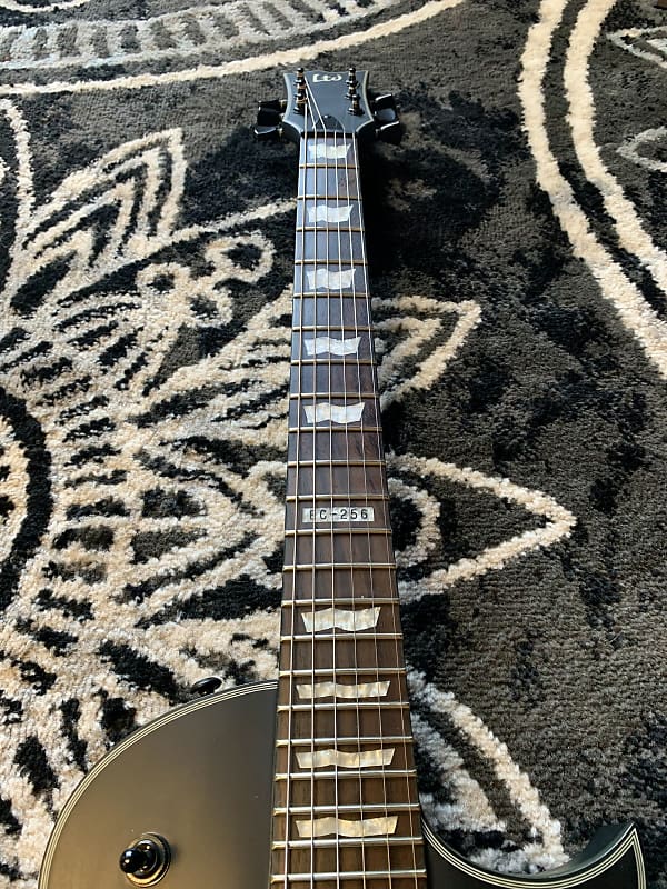 Used ESP/LTD Eclipse EC-256 Electric Guitar: Black Satin, w