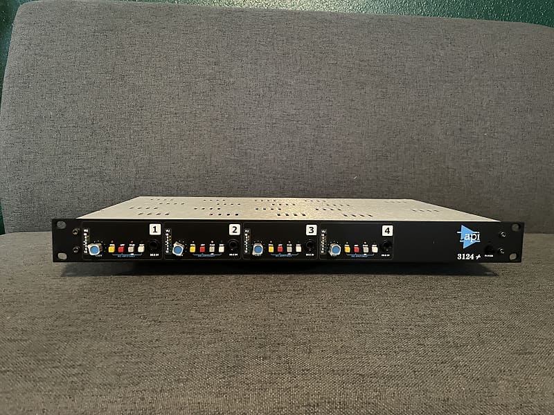 API 3124+ 4-Channel Mic Preamp 2000 - 2016 - Black image 1