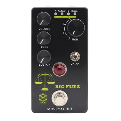 ギター Big Fuzz Mosky Audio Big Fuzz Fuzzy Distortion w/ 4 Mode Tonal Select