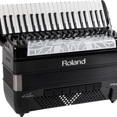 V-Accordion Roland FR-8X BK Black Piano-Type 41 Keyboard Brand New image 1