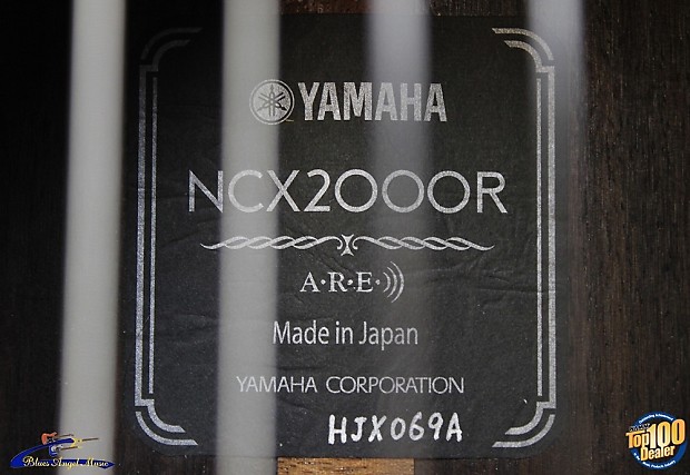 Yamaha NCX2000R Acoustic Electric Classical Guitar Natural NCX2000 w HFC 31943