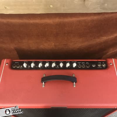 Fender Hot Rod Deville III 60W 3-Channel Red October 2x12" Guitar Combo Used image 4