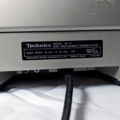 Technics SL-5 Fully Automatic Direct-Drive Turntable w/ Technics P228 Cartridge - Working image 12