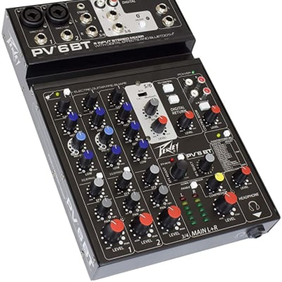 Peavey PV 6 BT Mixer with Bluetooth and Effects image 4