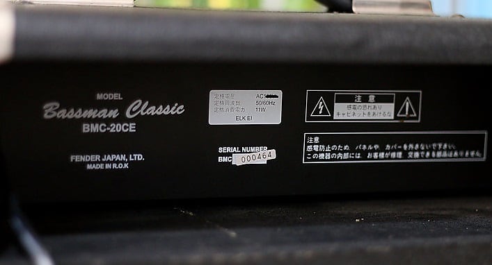 Fender Bassman BMC-20CE 美品 Fender Bassman BMC-20ce | Reverb
