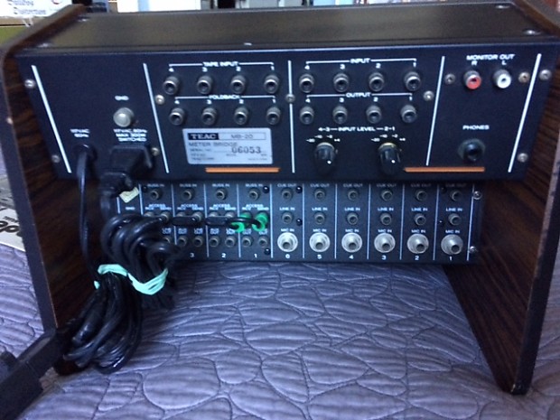 TEAC Model 2A studio mixer with MB20 VU meter bridge | Reverb TEAC Model 2A studio mixer with MB20 VU meter bridge | Reverb