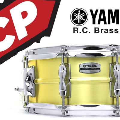 Yamaha Recording Custom Brass Snare Drum 14x5.5 image 4