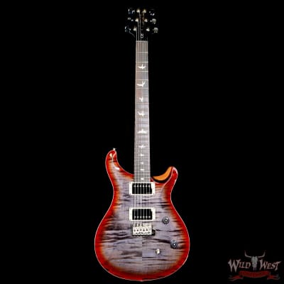 Paul Reed Smith PRS Wild West Guitars Special Run CE 24 Painted Black Neck 57/08 Covered Pickups Faded Grey Black Cherry Burst 7.60 LBS image 2