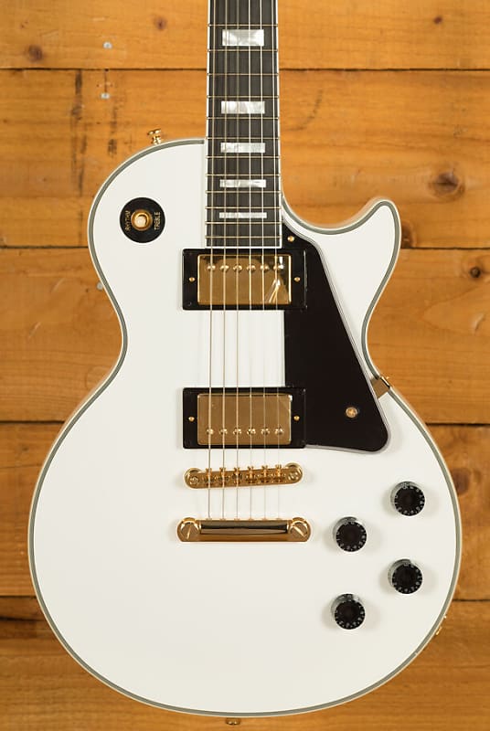 Epiphone Les Paul Custom Alpine White Reverb