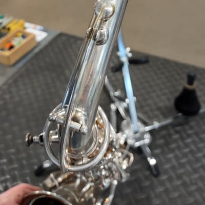 Buescher True Tone Alto Saxophone 1923 - Silver image 4