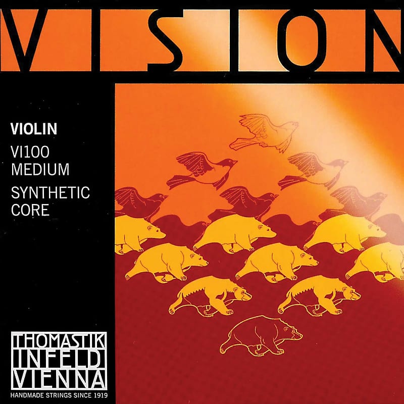 Thomastik Thomastik Vision 4/4 Violin String Set - Medium Gauge image 1
