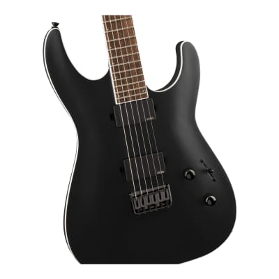 Jackson X Series Soloist SLA6 DX Baritone 6-String Electric Guitar with Laurel Fingerboard and Nyatoh Body (Right-Handed, Satin Black) image 7