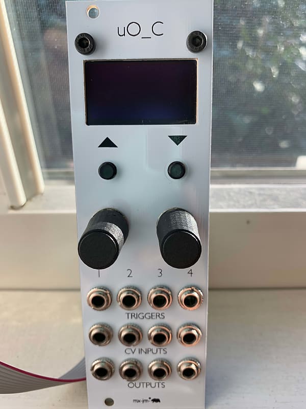 Micro Ornament & Crime (uO_C) Eurorack module White panel Reverb