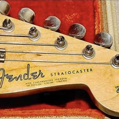 Fender Stratocaster 1962 Aged Raised Yellowed “Perfect One” image 7