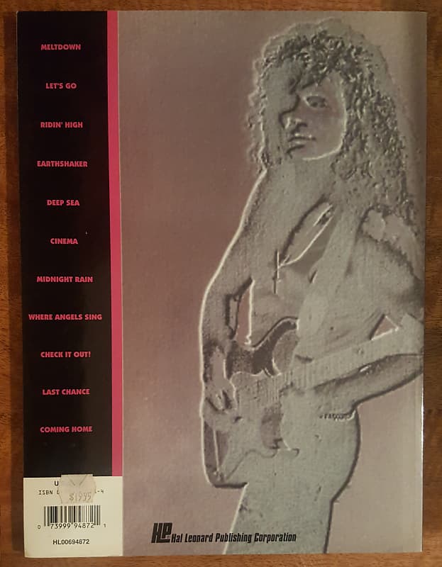 Hal Leonard Vinnie Moore - Meltdown Guitar Tablature Book (RARE)