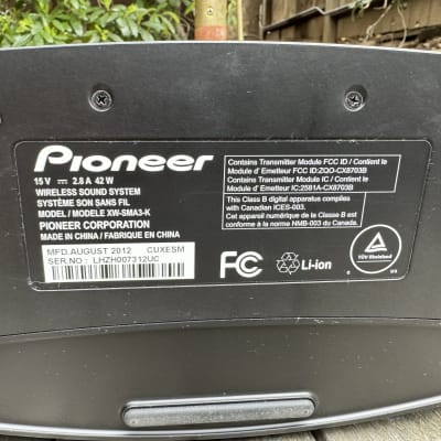 Pioneer A3 wireless stereo Bluetooth speaker 2015 - Black image 14