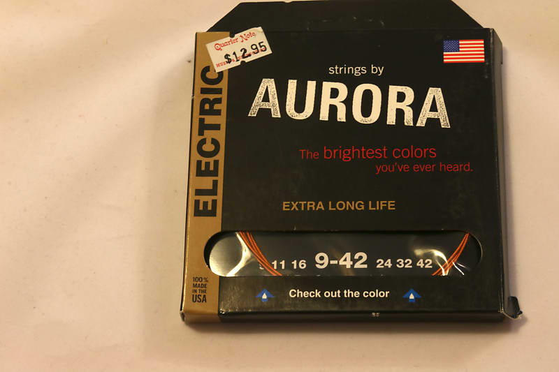 Aurora Orange 9-42 Electric Strings image 1