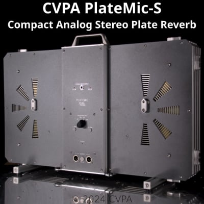 CVPA PlateMic-S: Compact analog plate reverb with all-new internal Stereo Driver system (SDS)