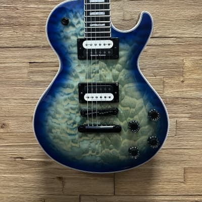 Dean Thoroughbred Select Quilt Top Electric Guitar 2020 - Ocean Burst. 8lbs 15oz. image 6